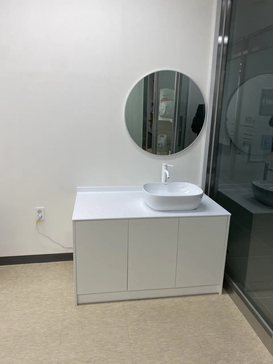 안양 뷰티샵 세면대장 교체 시공